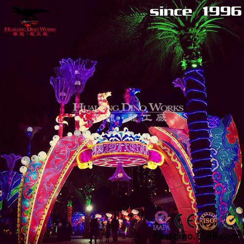 童话白雪公主飞马南瓜车模型春节元宵节彩灯宫灯灯会美陈引流摆件