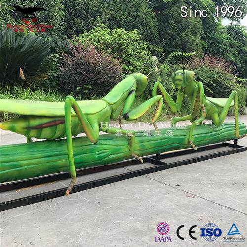 自贡源头厂家设计生产森林主题夜游产品仿真电动昆虫蜈蚣蜻蜓