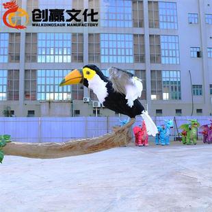 萌宠乐园仿真动物模型主题园区动物模型雕塑动物园动物蛇场景打造