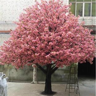 厂家仿真树新年商场装饰用仿真桃花树婚庆户外园区装饰