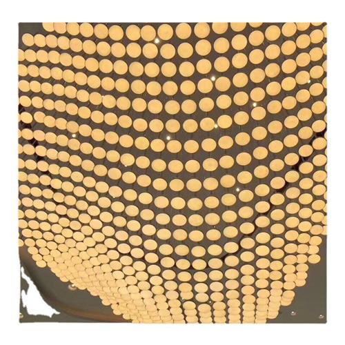 大型酒店灯具工厂展厅非标工程灯饰前台圆形圈圈挂件现代酒店吊灯