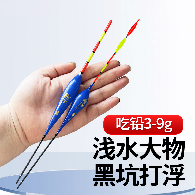 黑坑打浮浅水大物短漂鲢鳙青鱼专用醒目加粗空心尾远投路滑浮漂