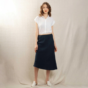 Hartford 法式气质优雅修身短袖衬衫短款小香风轻熟高级感上衣女