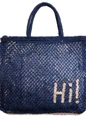 THE JACKSONS出游度假法式手工草编包Savi同款大容量手提包编织袋