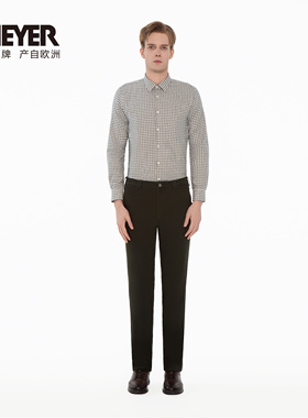 MEYER德国迈雅 双层休闲裤秋冬男款亲肤高弹直筒裤23300-MONZA-C