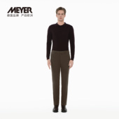 纯棉休闲男裤 亲肤直筒秋冬款 咖色29600 MEYER德国迈雅 MONZA
