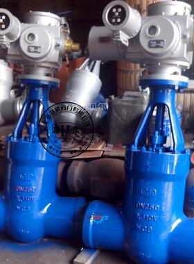 开关型电动焊接闸阀Z961Y-100l珞钼钢材质电厂高压防爆对焊闸阀