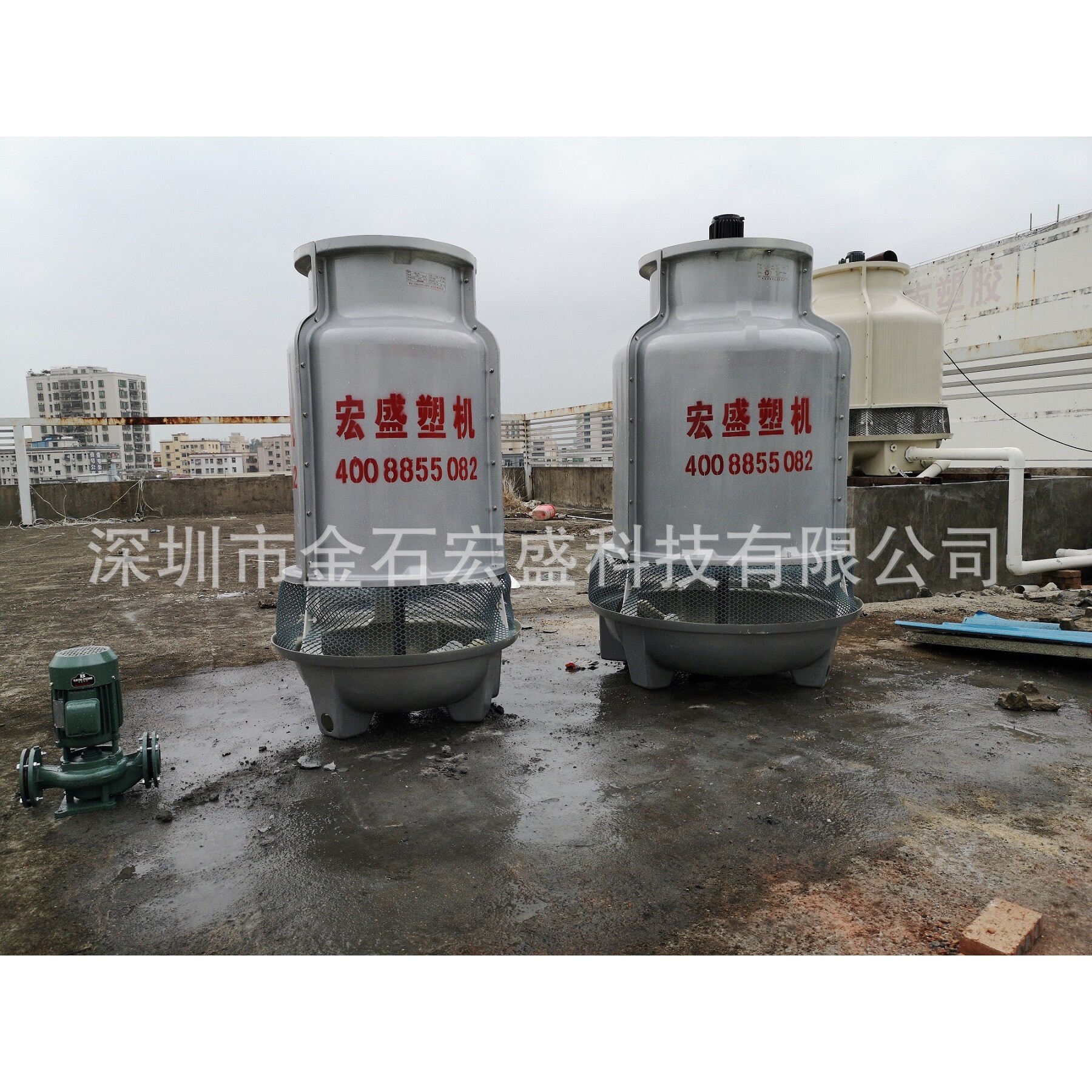 玻璃钢工业冷却水塔圆形冷却塔耐用三十年高品质新款冷水塔