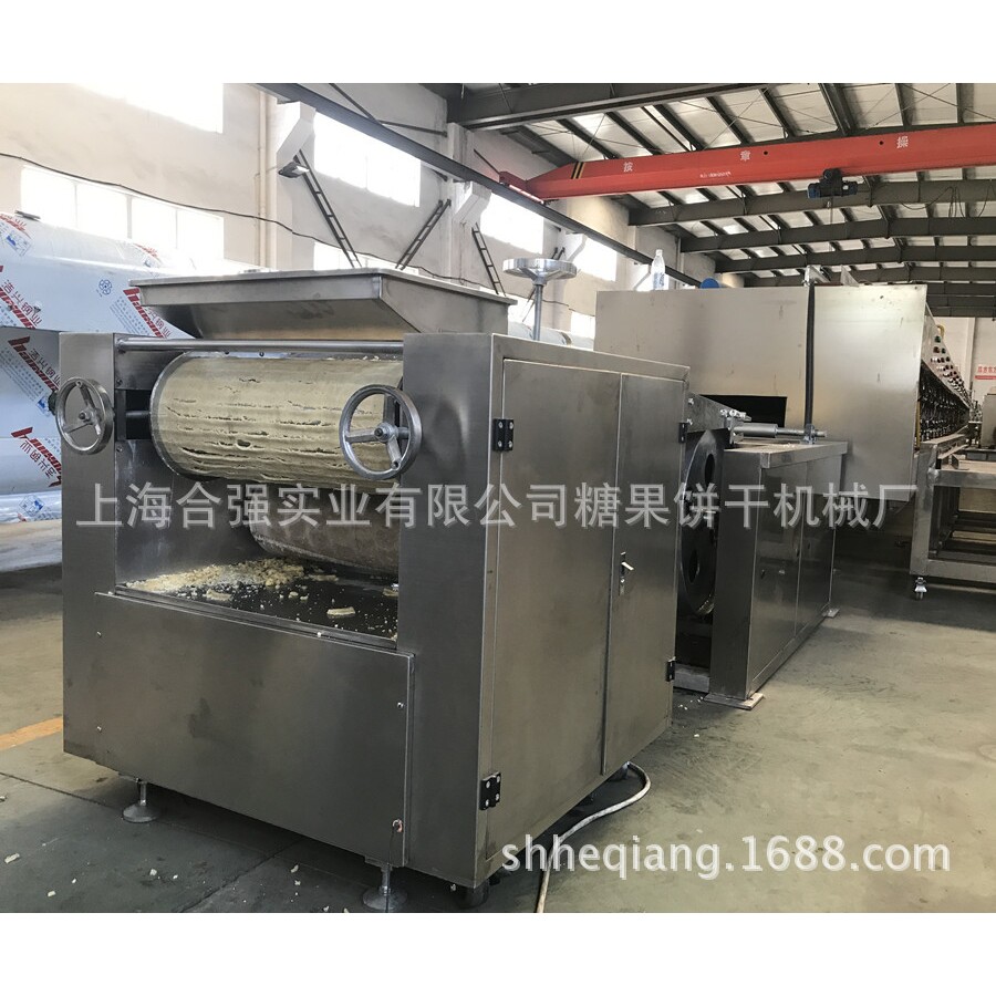 全自动苏打/韧性/酥性饼干生产线设备 合强食品机械厂家 免费安装