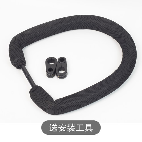 电动车儿童座椅围栏脚踏板绑带器
