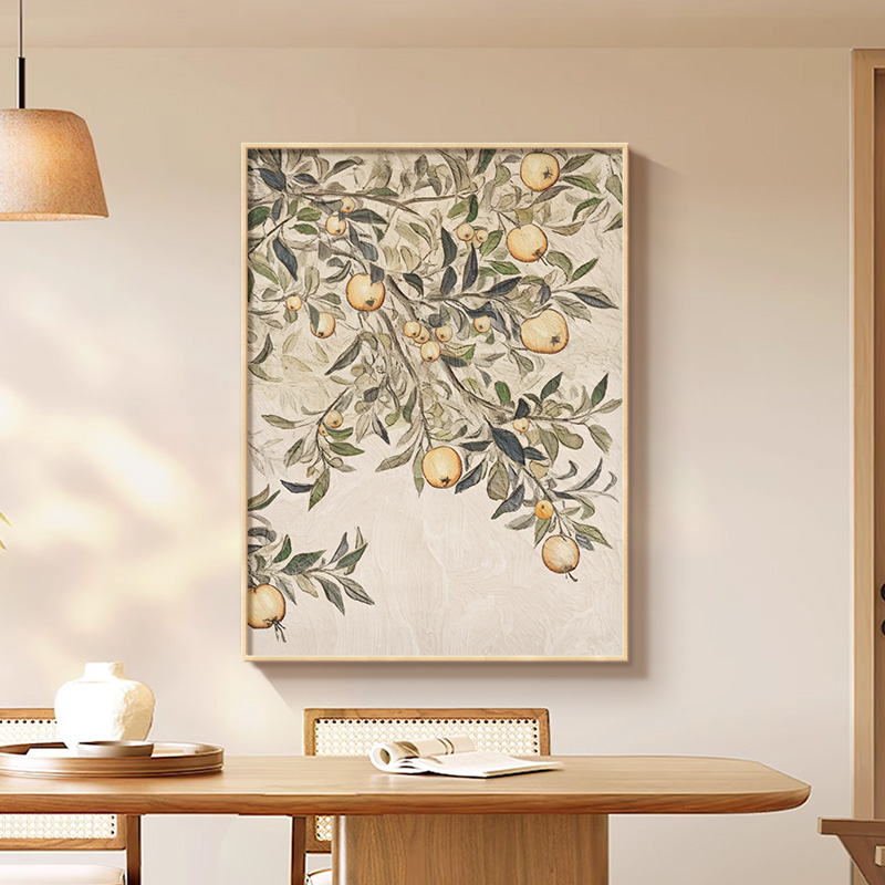 画之楼餐厅原木风平安果