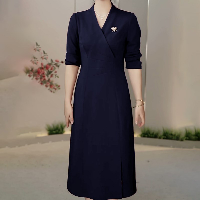 好货连衣裙2025新款女春秋气质十月喜婆婆婚宴装气质高端年轻妈妈
