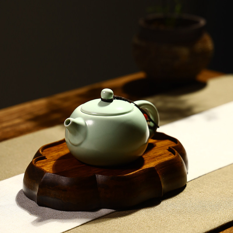 好货祥云竹制实木壶承日式储水干泡小茶盘家防滑功夫茶具茶道茶台