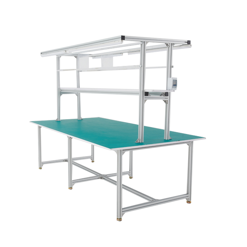 防静电工作台双面铝合金操作台 无尘车间流水线桌子铝挤型材料工