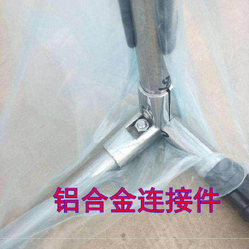 花棚架尖顶园艺保温挡雨棚大棚温室蔬菜骨架钢管架防雨带门楼顶