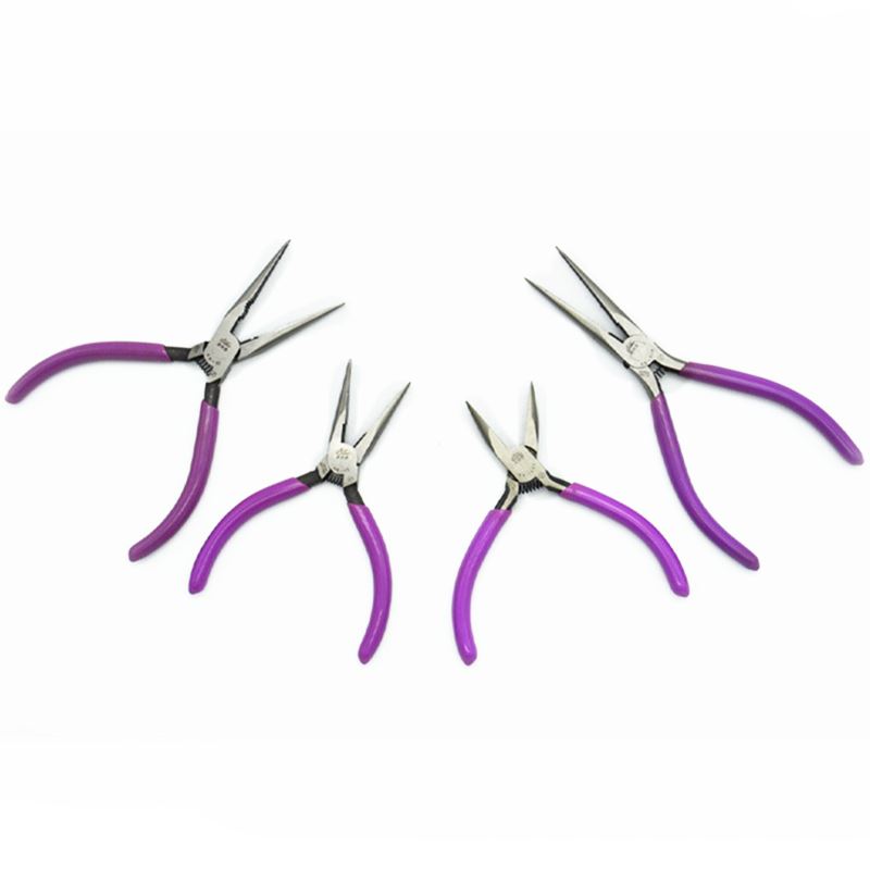 。6寸尖咀钳工业级5寸迷你尖嘴钳多功能手工尖口钳电工夹持钳