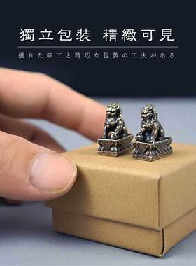 极速微景观铜摆饰中式佛陀精铸造景茶道香道禅意苔藓假山盆景沙盘