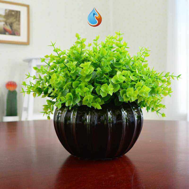 厕所卫生间餐桌小盆景家居手工装饰花客厅空调上的摆件花装饰创意