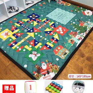 婴儿爬行垫可折叠安全无毒ins爬爬垫儿童游戏垫地垫毯客厅无味加