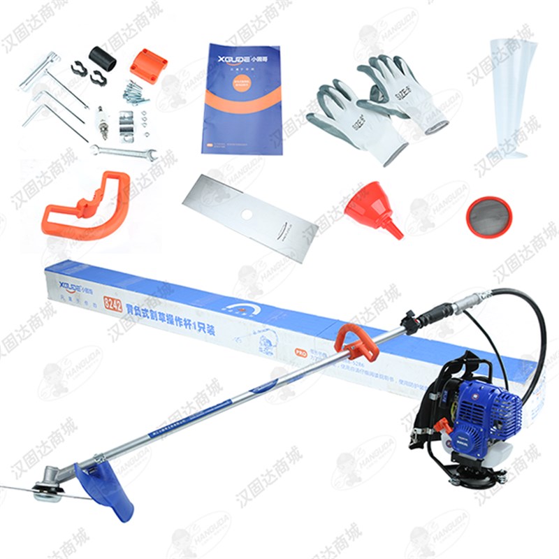 厂销厂促小固哥750W排量31cc四行程揹负式割灌机汽油割草机草坪品