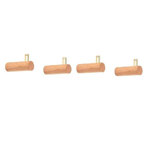 好货4 Pack Coat Hook,Decorative Wall Hanging With Gold Nails