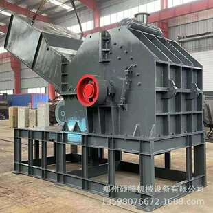 大型废钢金属彩钢瓦破碎机600型易拉罐油漆桶铁屑粉碎机