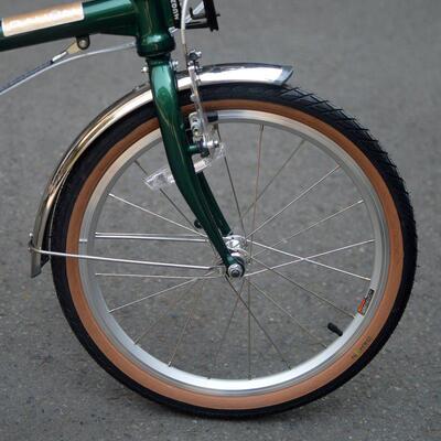 M*20寸大406行d7d10折叠车自行车加厚304不锈钢全包挡泥板泥除泥