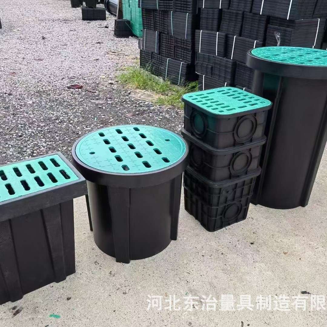 成品雨水井雨水收集井过滤井排水井雨水渗透井一体式成型树脂井盖