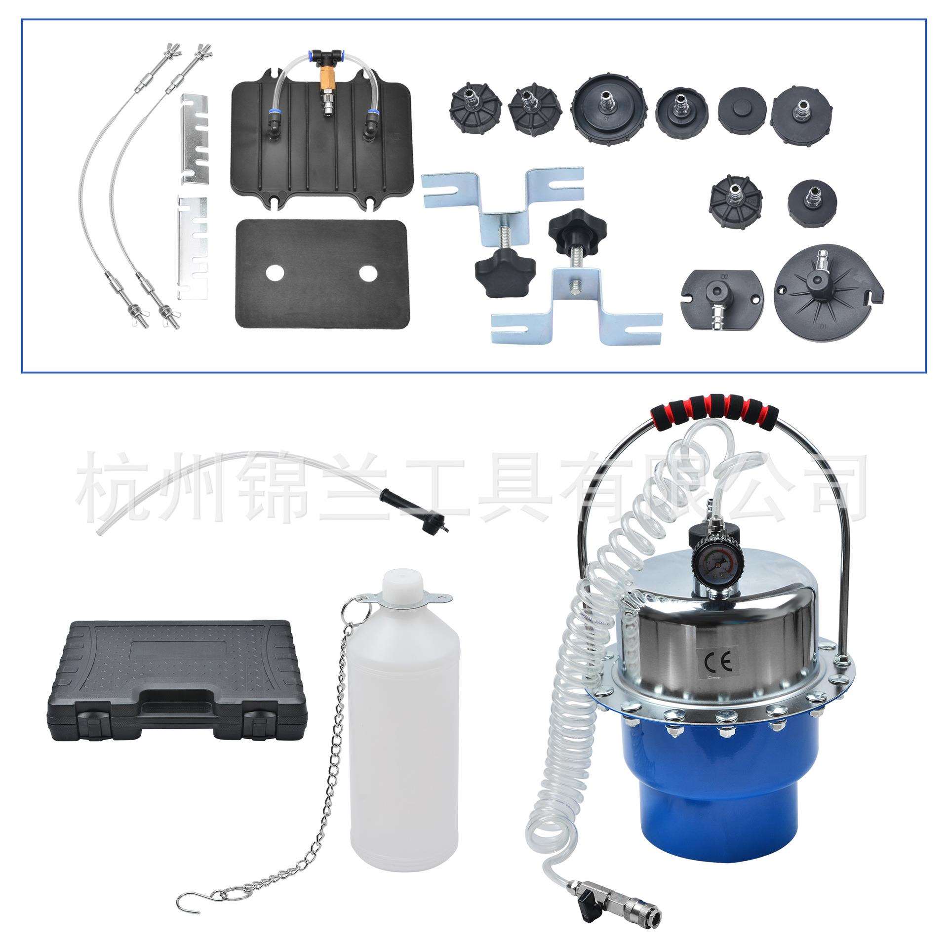 5L气动刹车油更换机汽车液压制动器制动液加注提取工具