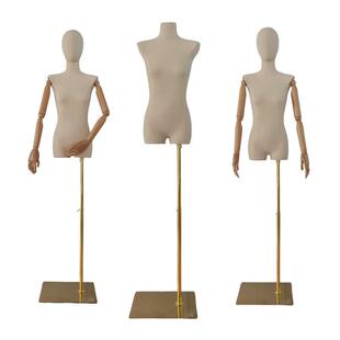 扁身平胸模特展架假人韩版服装店模特道具橱窗展示陈列人台衣架女