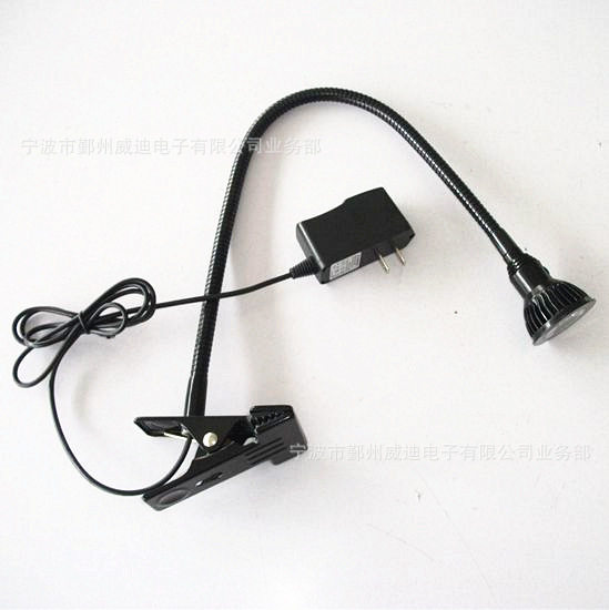 1*3W LED夹灯/夹子灯工作室，办公室，台灯LED阅读照明台灯图片