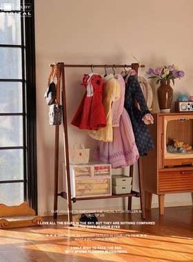 cs落地挂衣架5分小6分8分12分适用微缩模型娃屋迷你摆件