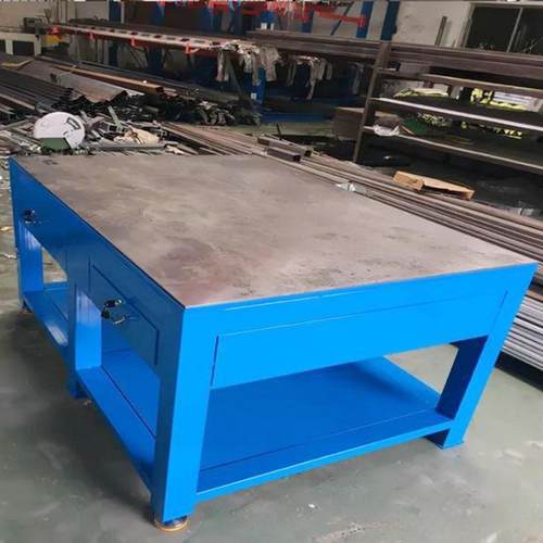 模具钳工平台加厚钢板焊接平板工作桌飞模台维修钳工桌子交货期