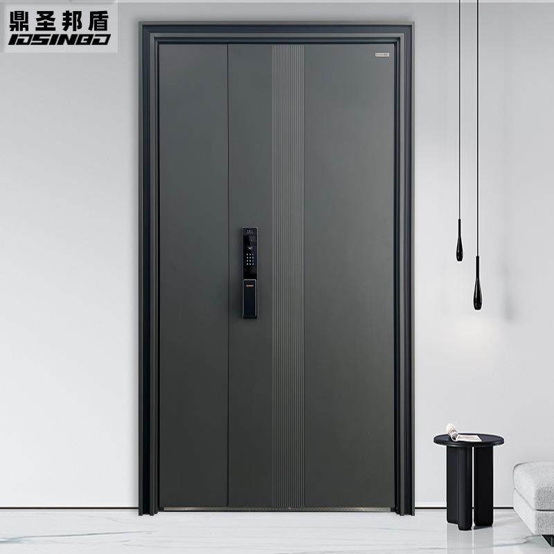 甲级防盗门进户门鼎圣邦盾单门子母门静音智能家用入户门大门
