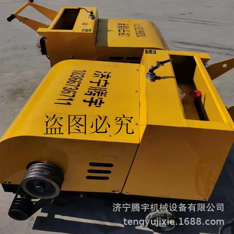 内蒙古牧场奶牛场刻纹机梯形2公分槽报价 加宽自行轴牛场刻槽机图