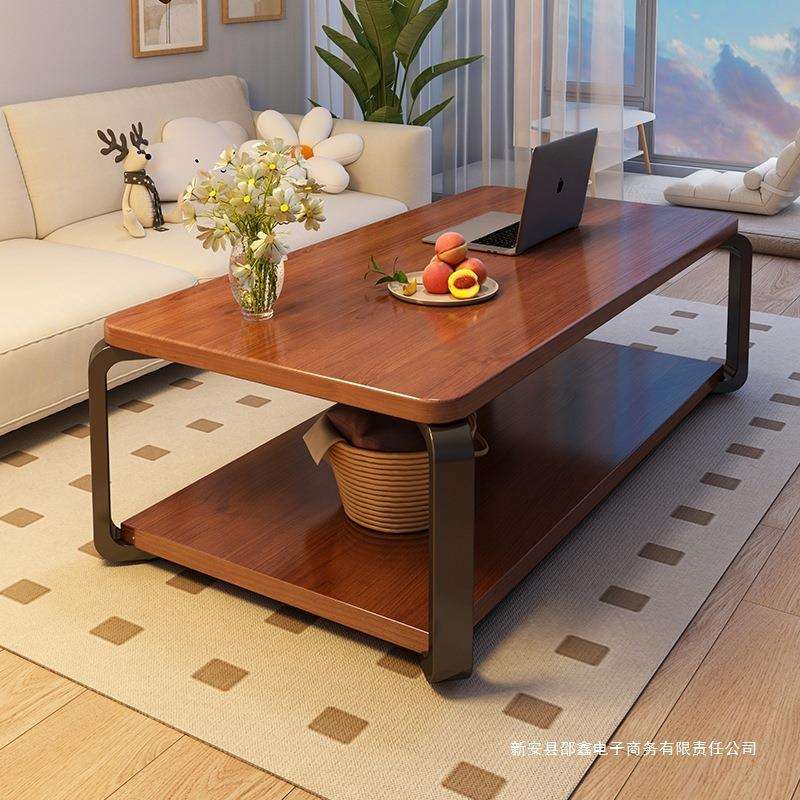 中古风茶几客厅家用小户型桌子简易出租屋用简约办公室新款茶几桌