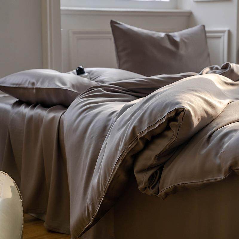 LF级100支奥地利兰精天丝夏季床四件套冰丝夏凉被套床笠床单真丝