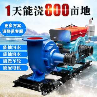 HW混流泵大型离心泵农用灌溉柴油机抽水泵大流量抽水机8寸蜗牛泵