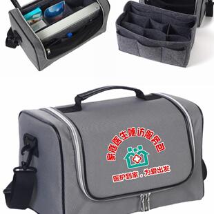 新款便携耐磨防水医生出诊包大容量急救箱针具收纳袋多插袋应急包