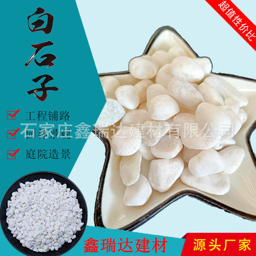 鹅卵石庭院铺路足底按摩白石子假山造景滤料盆栽铺面装饰鹅卵石
