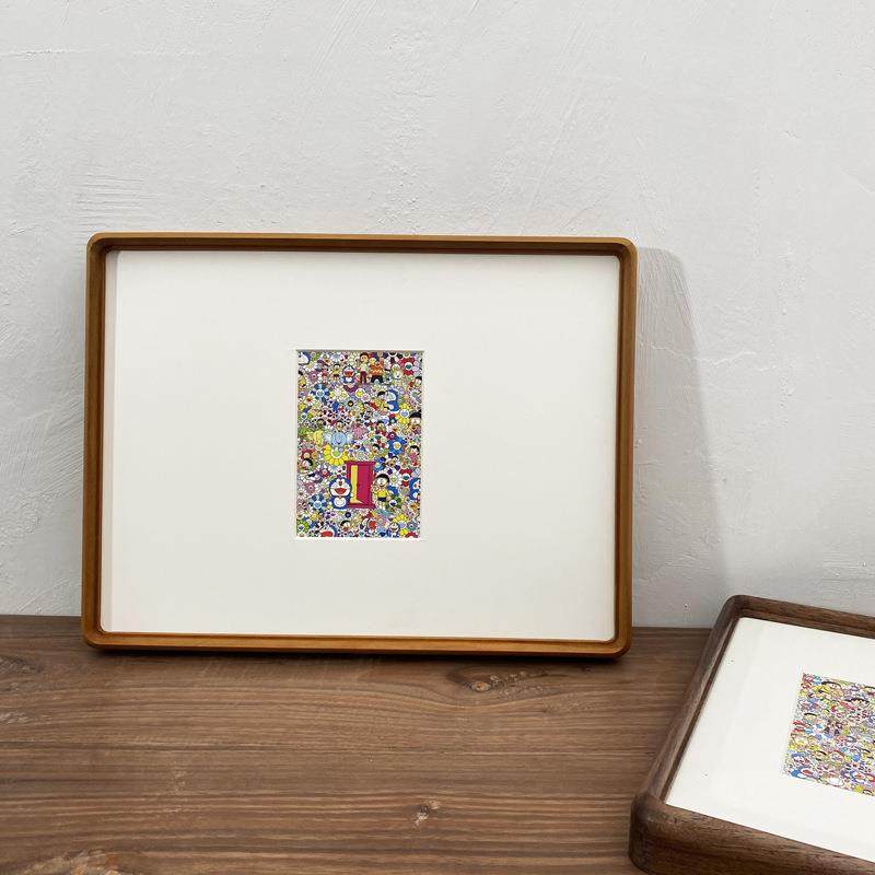 KI9S圆角黑胡桃实木相框柚木画框定做打印照片新中式榉木框架轻,纺织面料/辅料/配套,纺织机械配件,淘宝优惠券,粉丝福利购,淘宝优惠卷