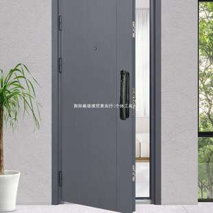 6入户门防盗门进户门家用带气窗通风室外内农村门钢质工程单开门
