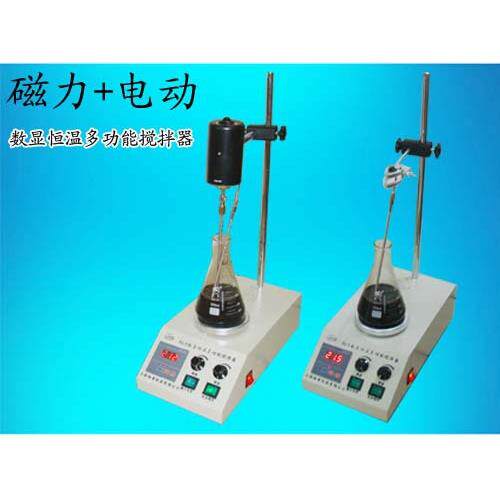 HJ-5多功能恒温磁力搅拌器磁力、电动搅拌器一体机