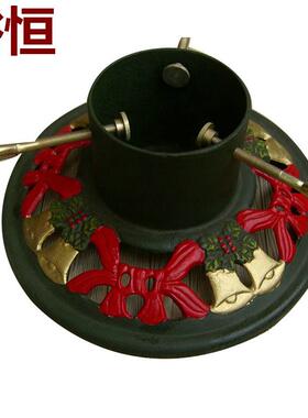 yh09524双铃圣诞树铁艺底座铸铁工艺品多款任选