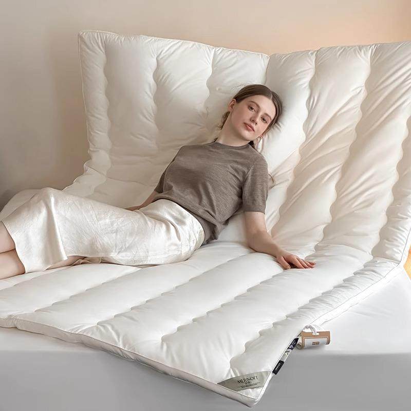 A类60S全棉澳洲进口美利奴三防软床垫可折叠家用席梦思加高床褥垫,纺织面料/辅料/配套,纺织机械配件,淘宝优惠券,粉丝福利购,淘宝优惠卷