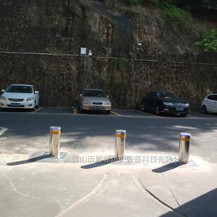 学校大门防冲撞升降柱不锈钢伸缩柱路障桩固定柱移动式防护桩