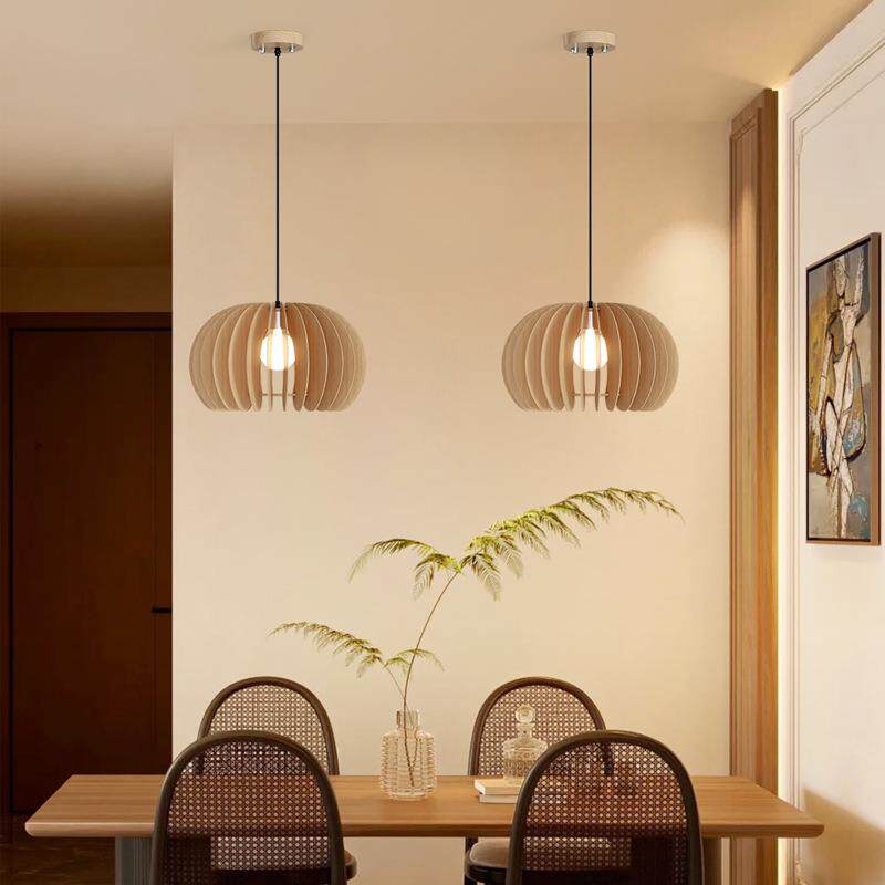 中古风创意餐厅吧台灯法式复古茶室书房灯高级感灯具新款南瓜吊灯