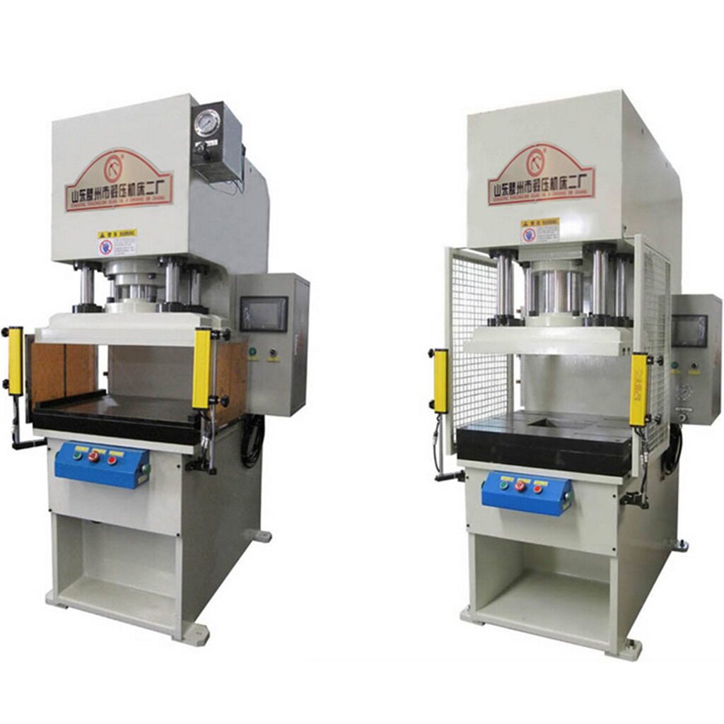 单柱式液压冲床63T/100T校正