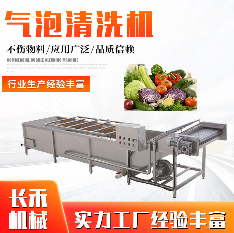海鲜蔬菜气泡翻浪去杂清洗机