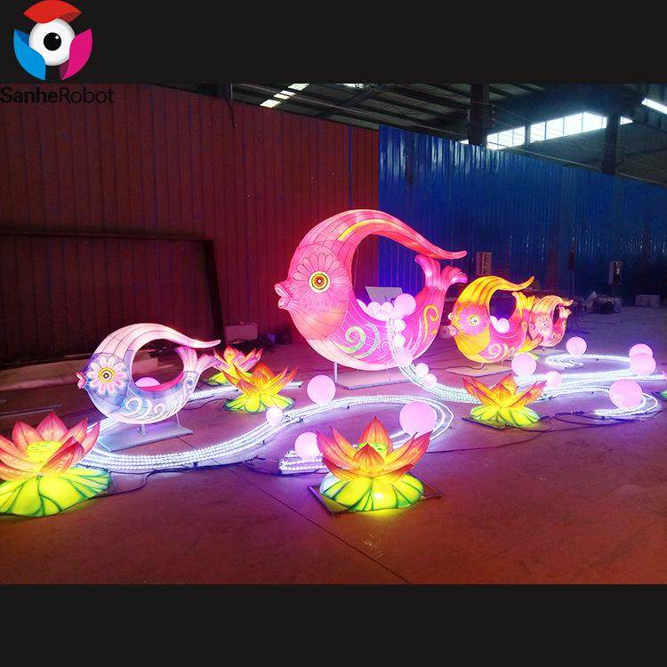 自贡灯会彩灯文化公司自贡彩灯制作公司动物彩灯节日彩灯场景设计